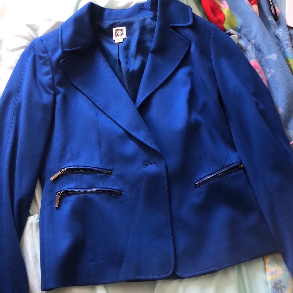 Royal blue jacket